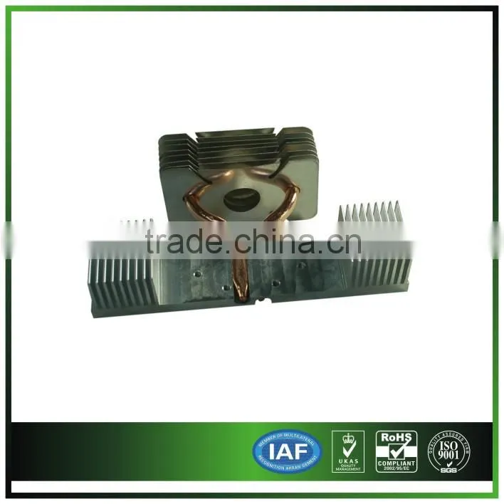 automotive electronics heatsink copper heat pipe heatsink 004