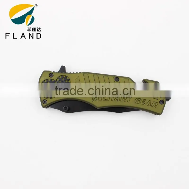 yangjiang factory manufacture durable soldier's knife pakistan stainless steel folding knife