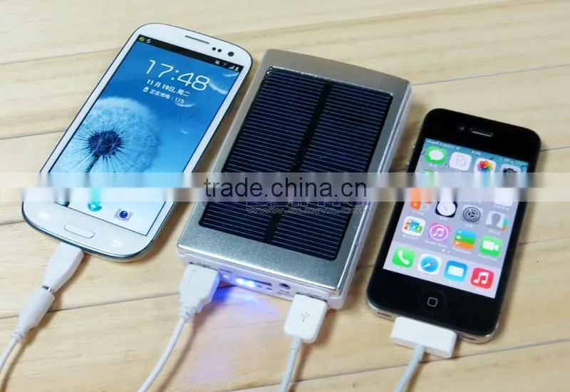 30000mAh Solar Mobile Battery Charger Dual USB