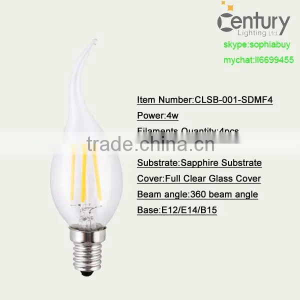 China Supplier Hot Lights Shenzhen e14 candle led bulb