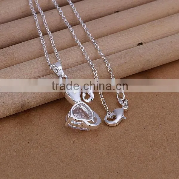 Wholesale 925 silver number eight pendant LKNSPCP266