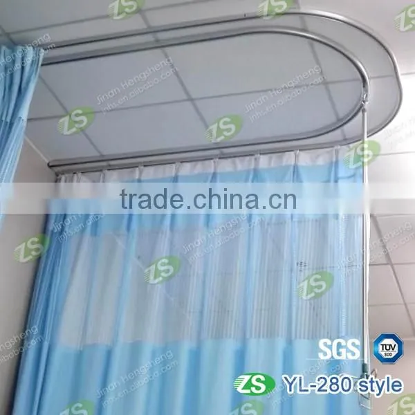 Waterproof and flame retardant polyester beautiful print hospital bed screen curtain fabric
