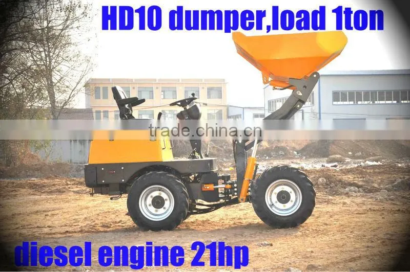 Tracked Dumper Truck for sale,53hp,load 2280kgs,Hydrostatic Transmission with CE