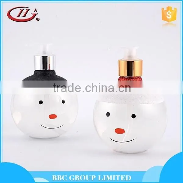 BBC Christmas Fashion item 005 Hot sale OEM snowman nourishing gel kids natural shampoo