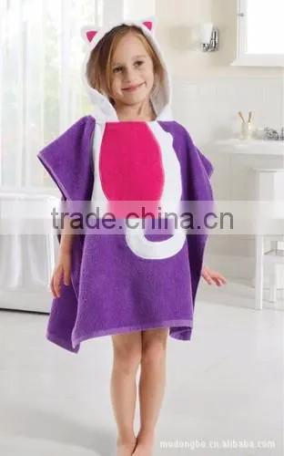 hooded poncho towel for baby