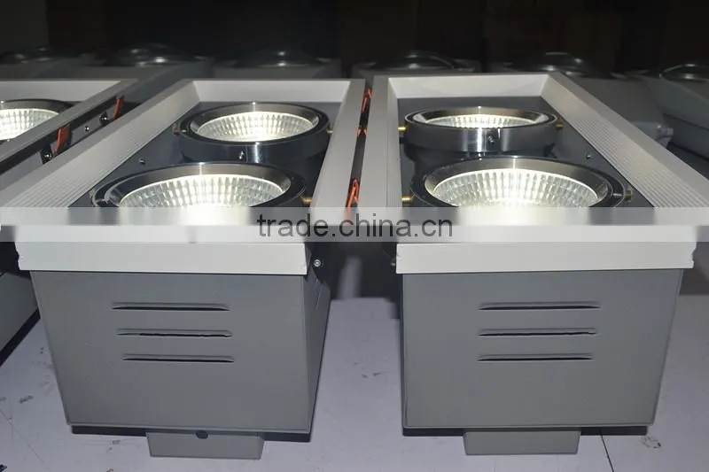 2x12w AR111 led grille panel light