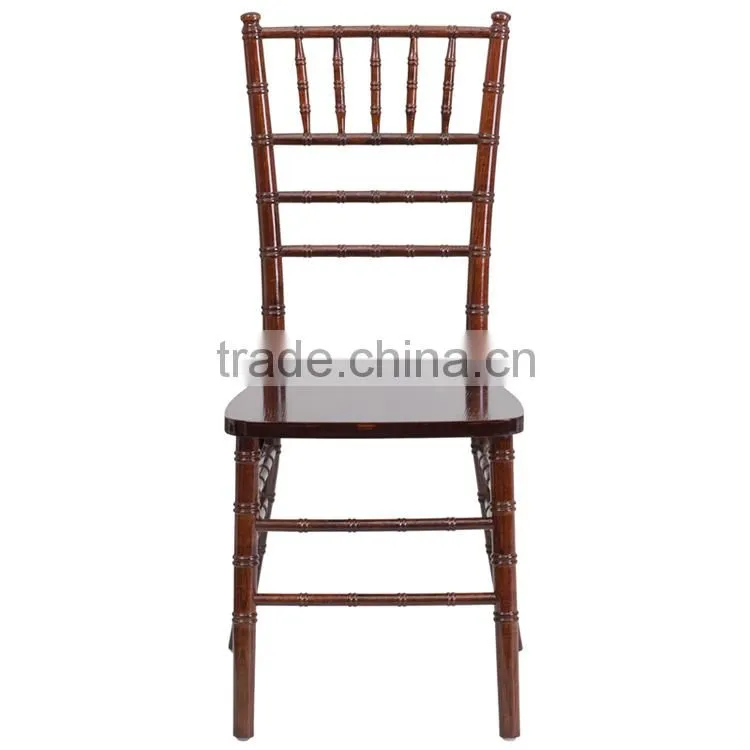 Hot rental wedding/party/banquet/catering wood chiavari chair