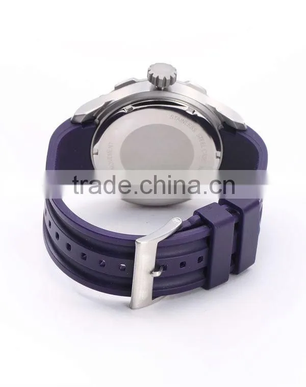 2015 high quality silicone unisex watch stainless steel factory watches