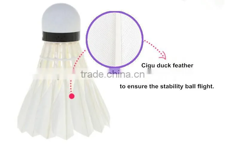 Classy Cigu Duck Feather Shuttlecock Badminton New Hot Sale