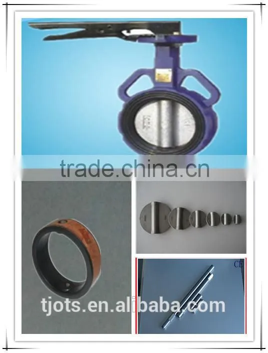 BV-LY-0045handle dn50 mm soft-back butterfly valve manufacture