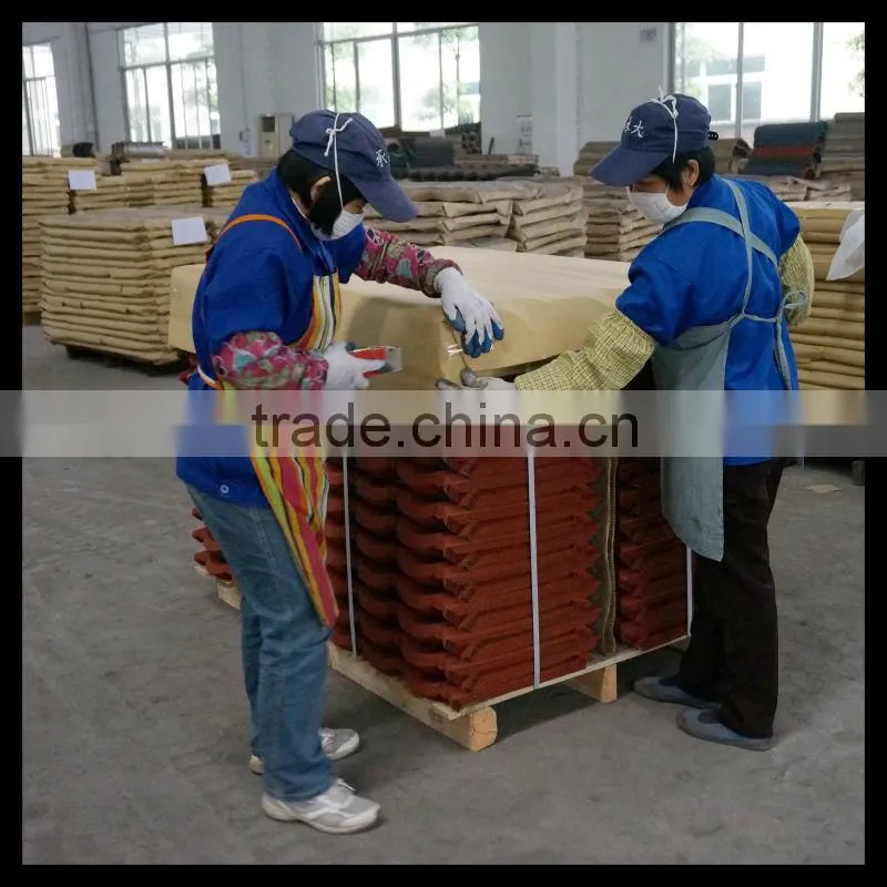 Antique chinese magnesium oxide stone-coated metal roof tile