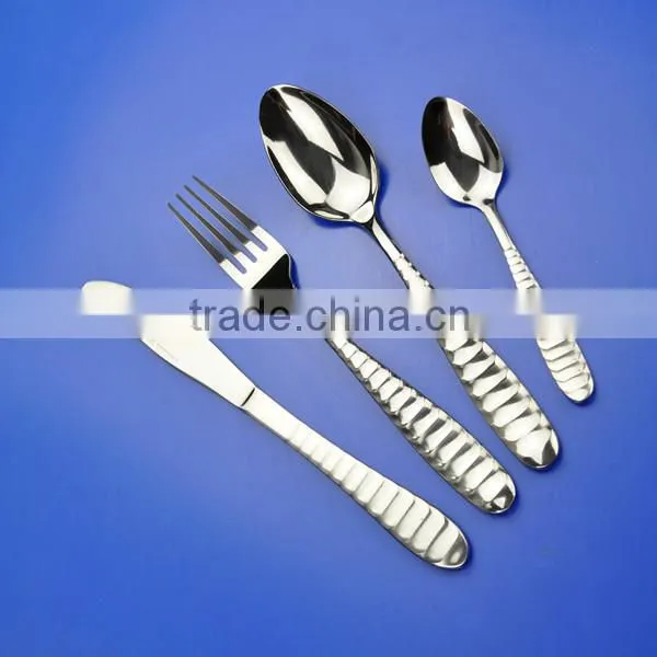 Diverting stainless steel bar spoon