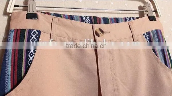 Fashionable stylish men's casual trousers 2015
