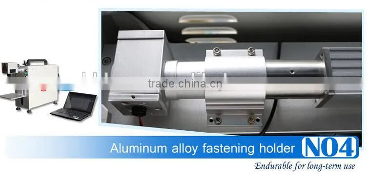 Huahai laser 20W fiber laser marking machine for metal on promotion