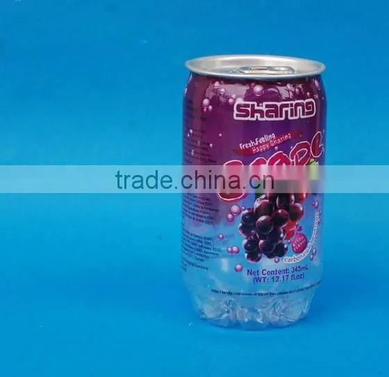 250ml empty clear plastic fruit juice glass bottle