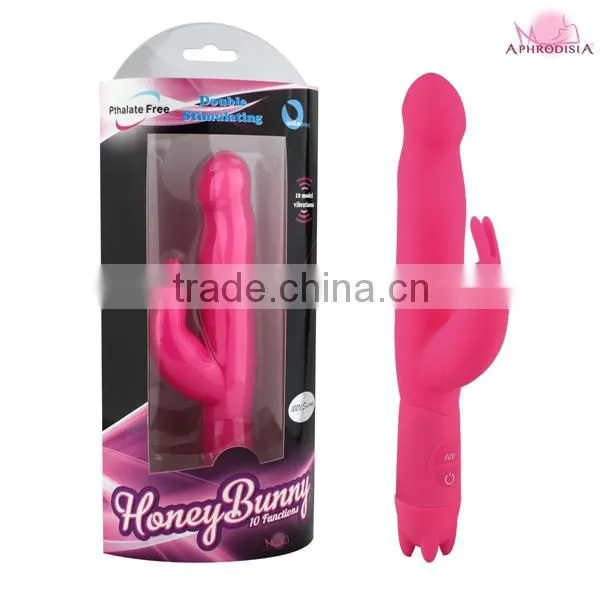 10 Mode Vibrating Asian Girl Silicone Realistic Sex Toys Penis for Women