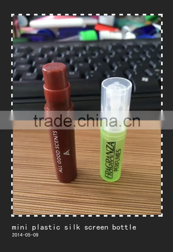 2ml empty perfume mini plastic pump spray fine mist bottle