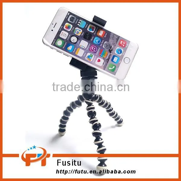 360 Degree Rotatable Clip Clamp for Smartphone Rotated Holder for iPhone 6