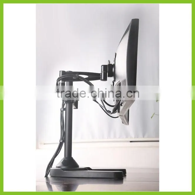 LCD512D-STAND Free Standing Aluminum Dual Monitor arm Stand