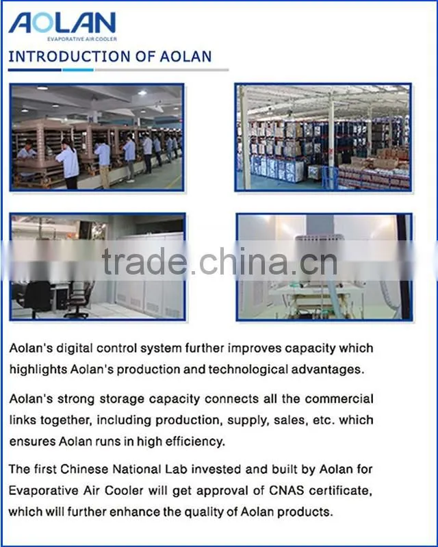 Dehumidifying dryer units from AOLAN plastic swamp coolers