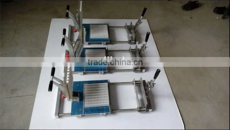 Stainless steel meat kebab machine/Manual skewer machine for sale