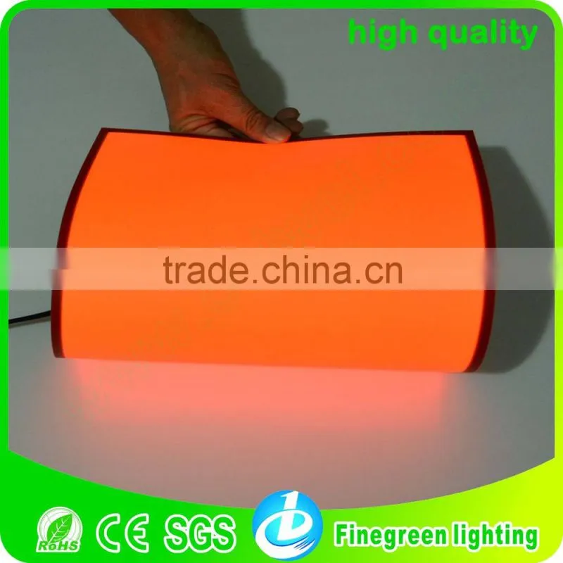 A0,A1,A2,A3,A4 standard sizes of el backlight,surper thin el backlight,pure red color of el backlight,warranty el backlight