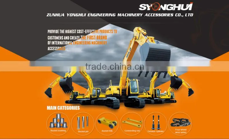 China manufacturer excavator spare parts bucket pin and bush bucket pin enough stocks
