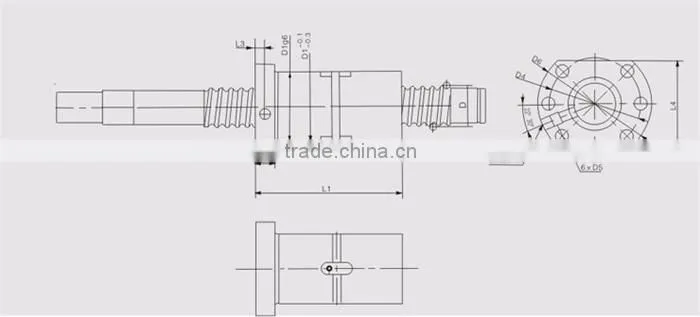 IMI Industry Parts ISO9001 14001 16949 Certificate High Precision Quality ballscrews for laser cutting machine