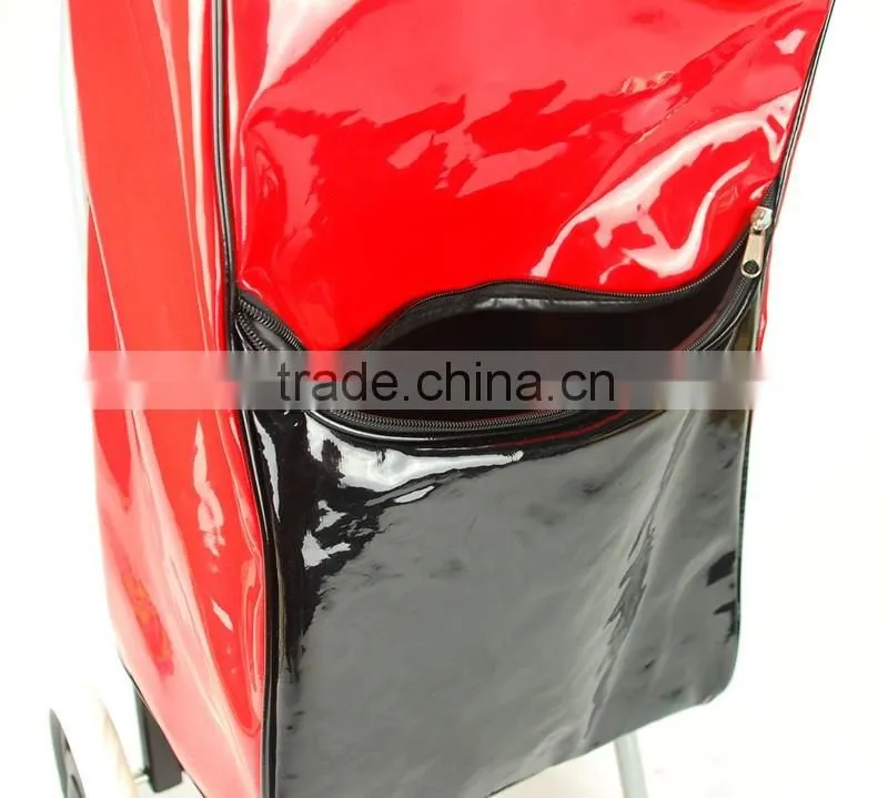 2016 latest patent PVC shopping trolley