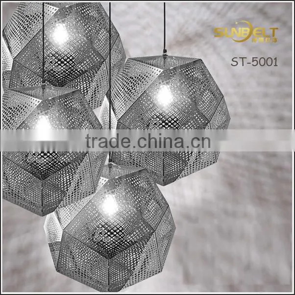 ST-5001 Sunbelt Engraved stainless steel wholesale pendant light,copper pendant light,gold pendant light.