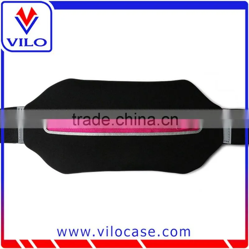 Neoprene sports waist running belt single pocket waist bag