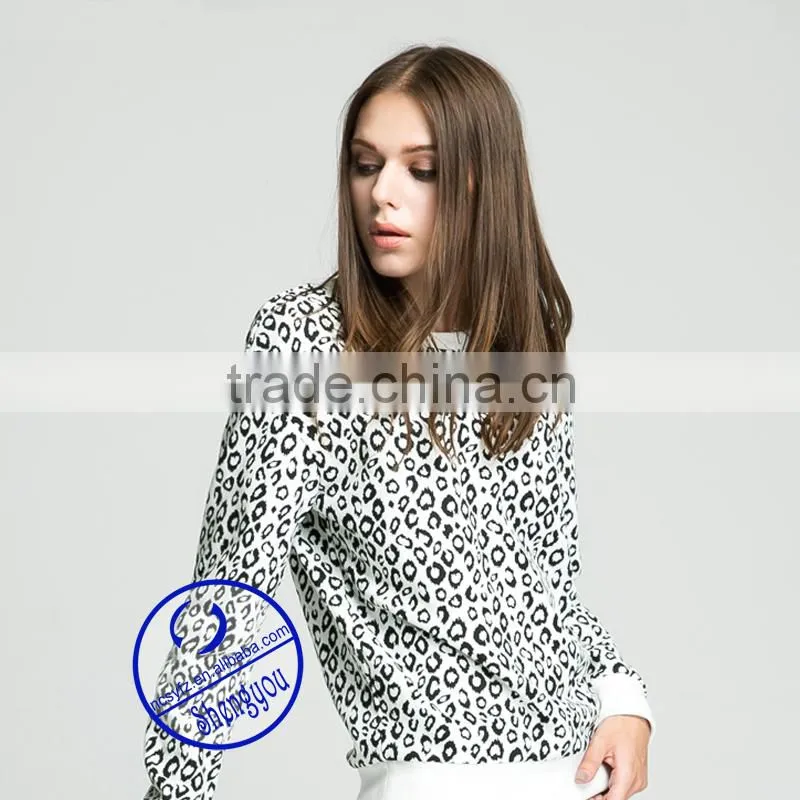 2015 high quality fashion custom womens full printed sweatshirts