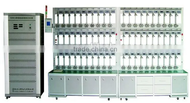 Single phase energy meter test equipment with 60 meter positions