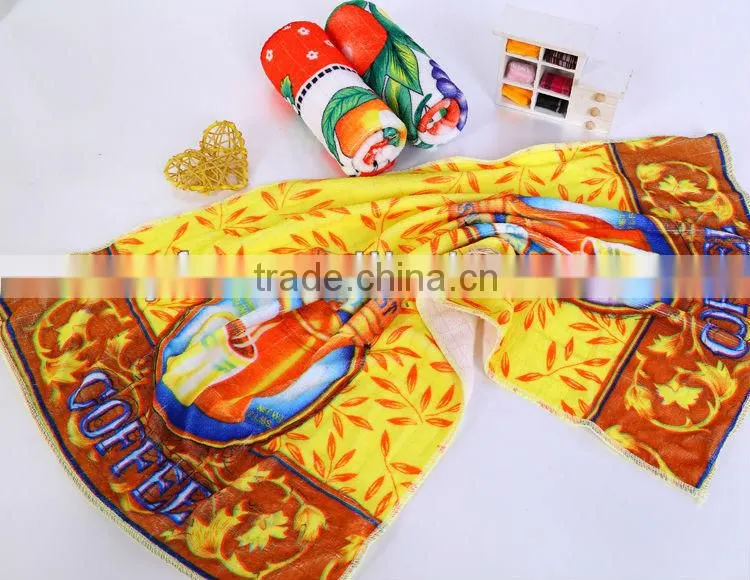 Wholesale Cheap Custom Cotton Printed Kitchen Towel