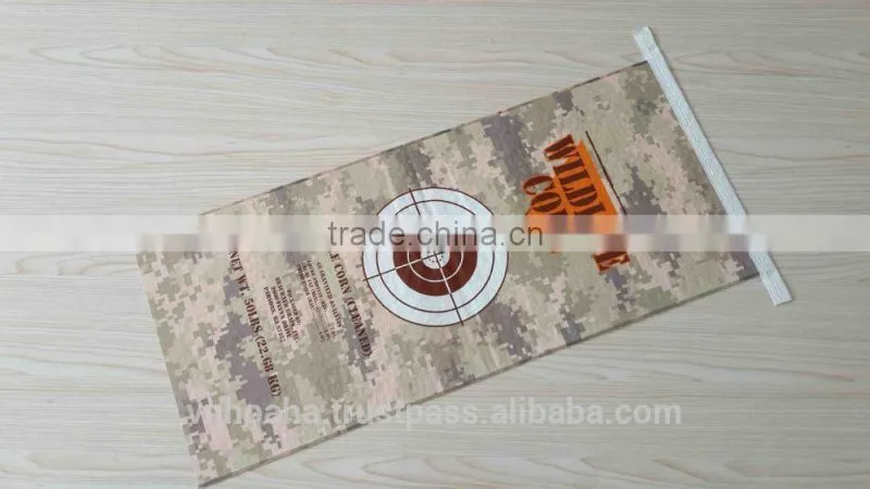 custom printed and bopp lmainated deer corn feed bag made in vietnam