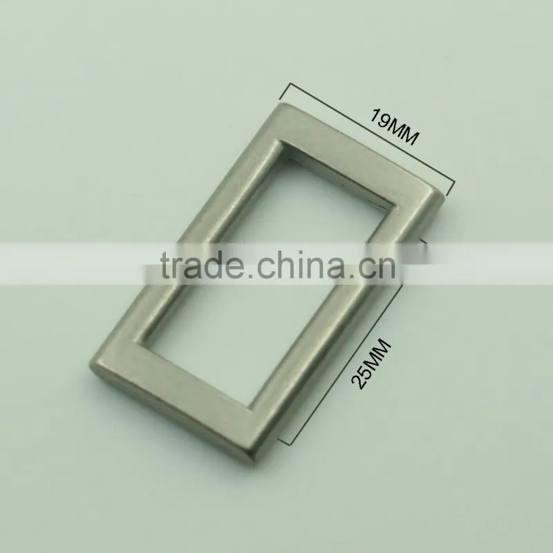 Manufacturers zinc alloy 25mm 1 inch metal square strap buckle