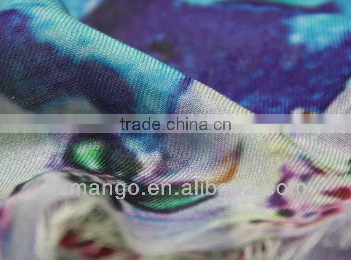 2016 Latest Fashionable Woman 100% Modal Digital printing Infinity scarf