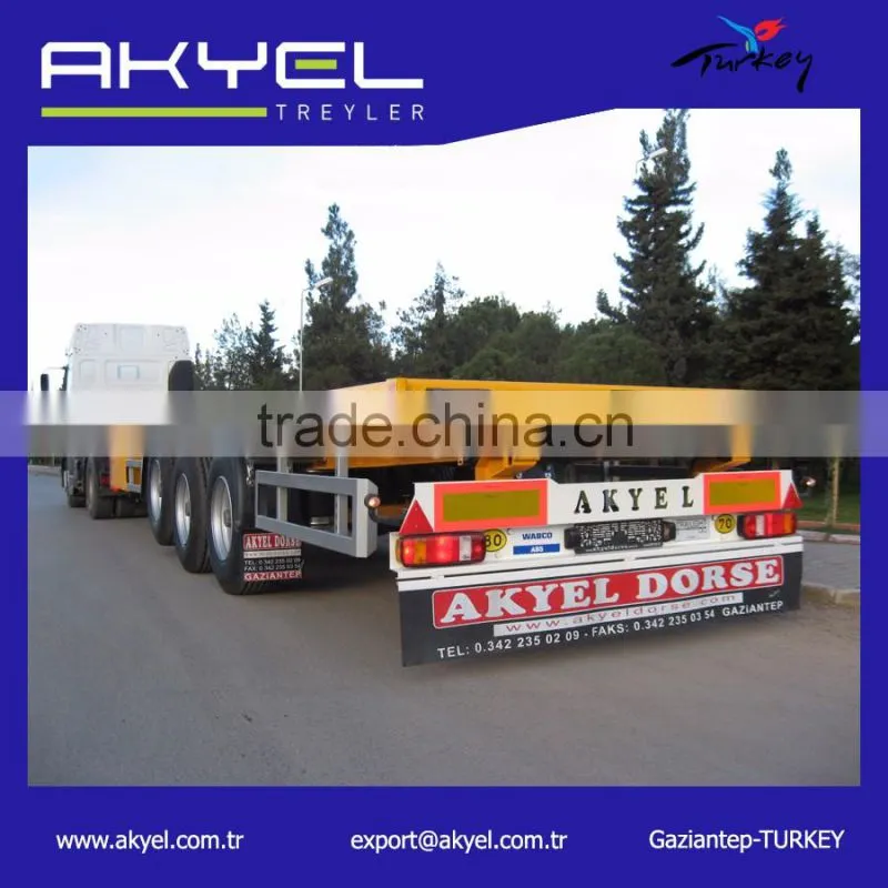 wholesale 40ft container transport semi trailer with container locks