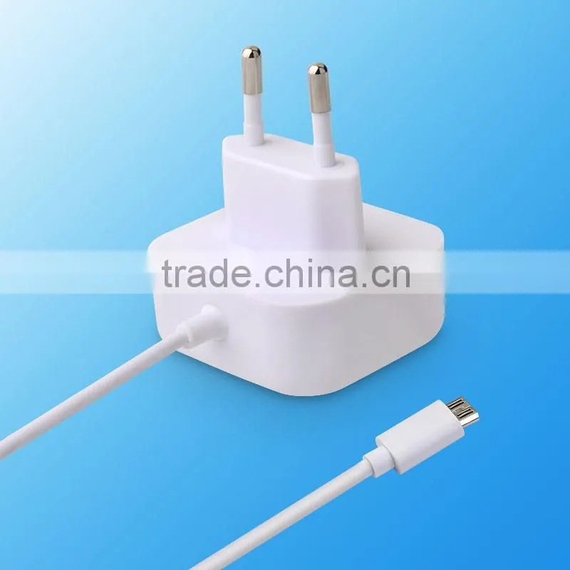 EU Plug 5V / 2.4A multi usb Micro Travel charger for mobile phone