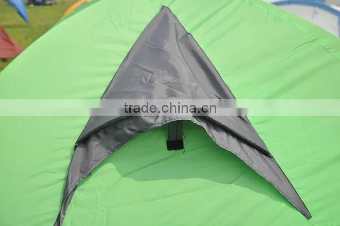 double layer 2 door 3 person high quality traveling camping china polyester outdoor tent facotry