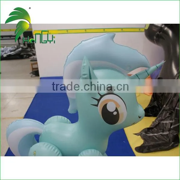 Qute Durable Soft 0.4PVC Inflatable Character Cartoon / Rarity / Apple Jack / Inflatable Little Horse From Hongyi