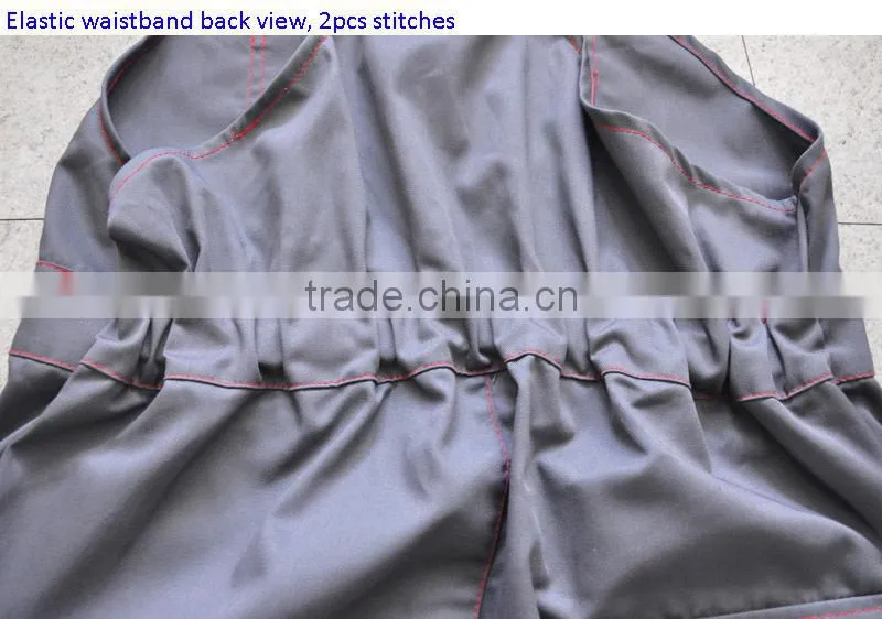 2014 Wholesale New High Quality Fashion Long Sleeves with Bib Pants European Labour Working Workwear