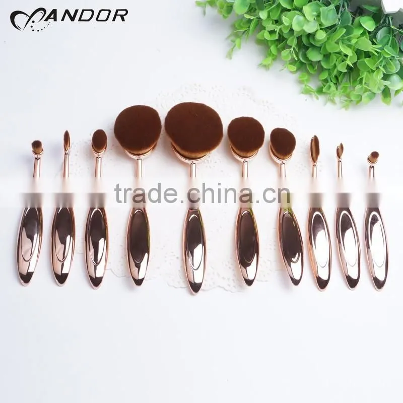 World best selling products rose gold mermaid makeup brushes make your own brand