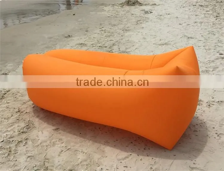 Wholesale hangout fast inflatable sofa air bed/cheap hangout sleeping bag