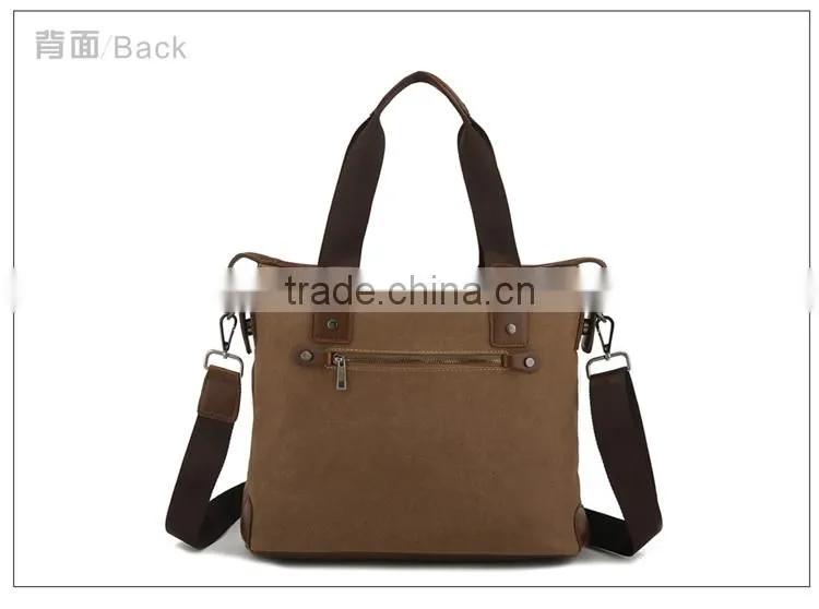 High quality!!!2013 new model England style handbag,Promotional Shoulder Casual Canvas Shopping Bag for man in Guangzhou