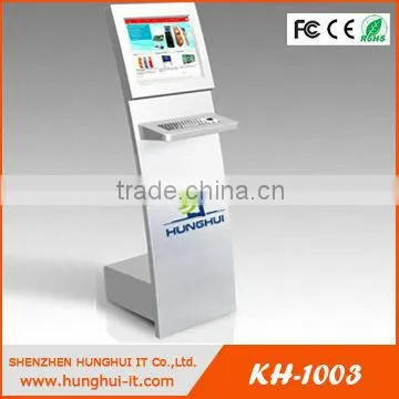Interactive Touch Screen Queue Management System Kiosk with Printer
