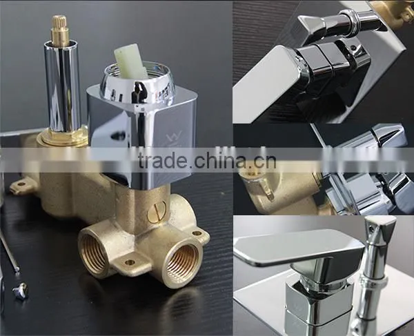 Bathroom Rain shower head set watermark wels with bathtub faucet B3