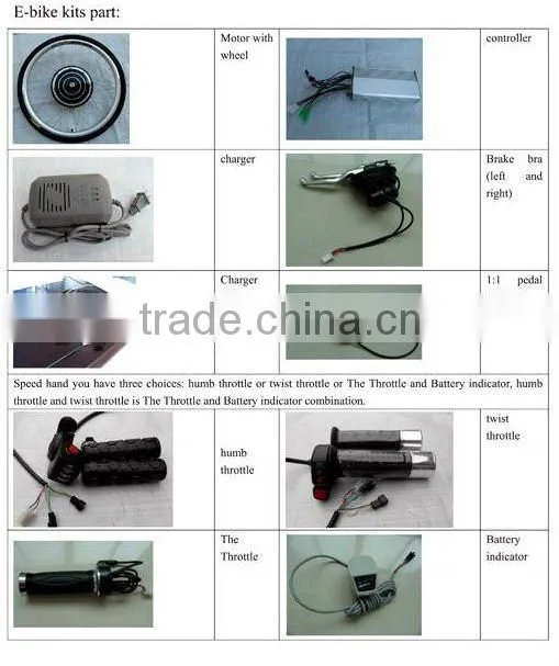48v700w electric bike conversion kit