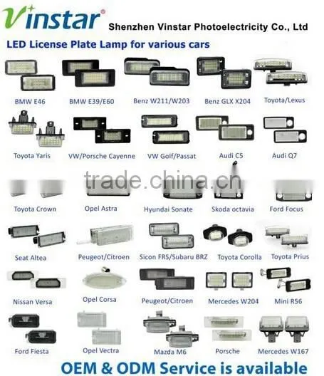 GT86 car part number plate lamp for GT86 FRS FRS