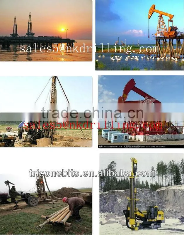 7 blades PDC oil drilling bit with high speed
